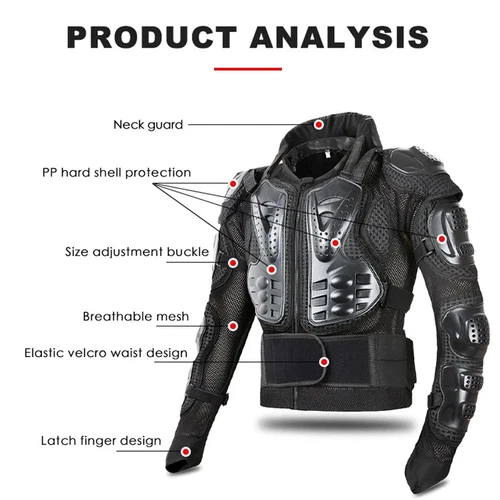 Impact-Resistant Motocross Riding Gear