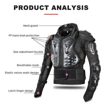 Impact-Resistant Motocross Riding Gear