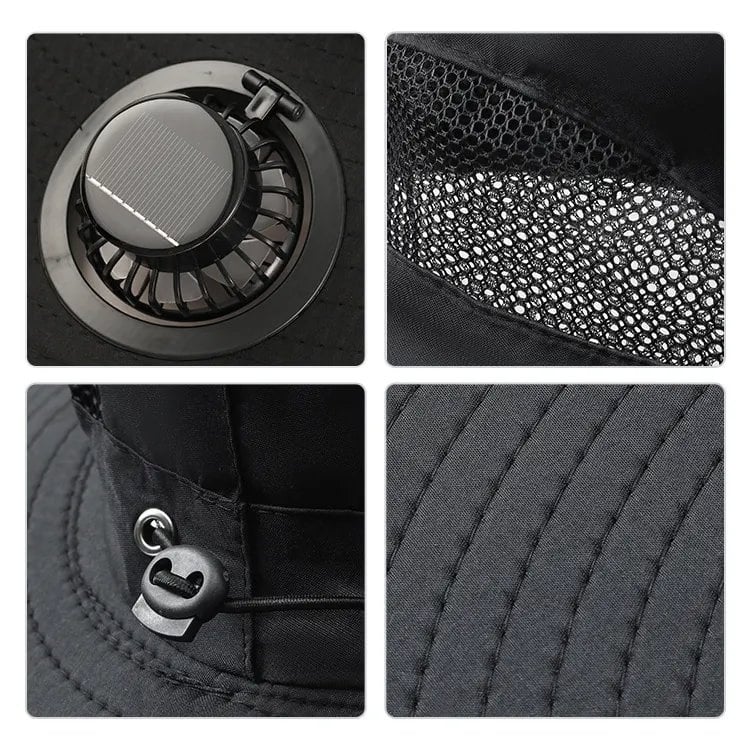 Outdoor Solar Fan Cap