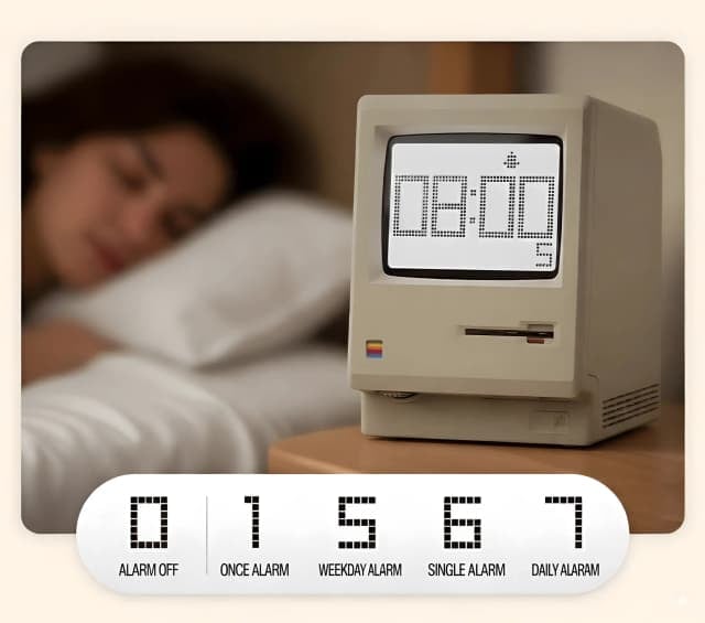 Retro-Tech Alarm Clock