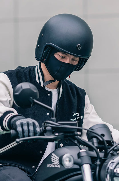 Ice silk face protection cycling hood