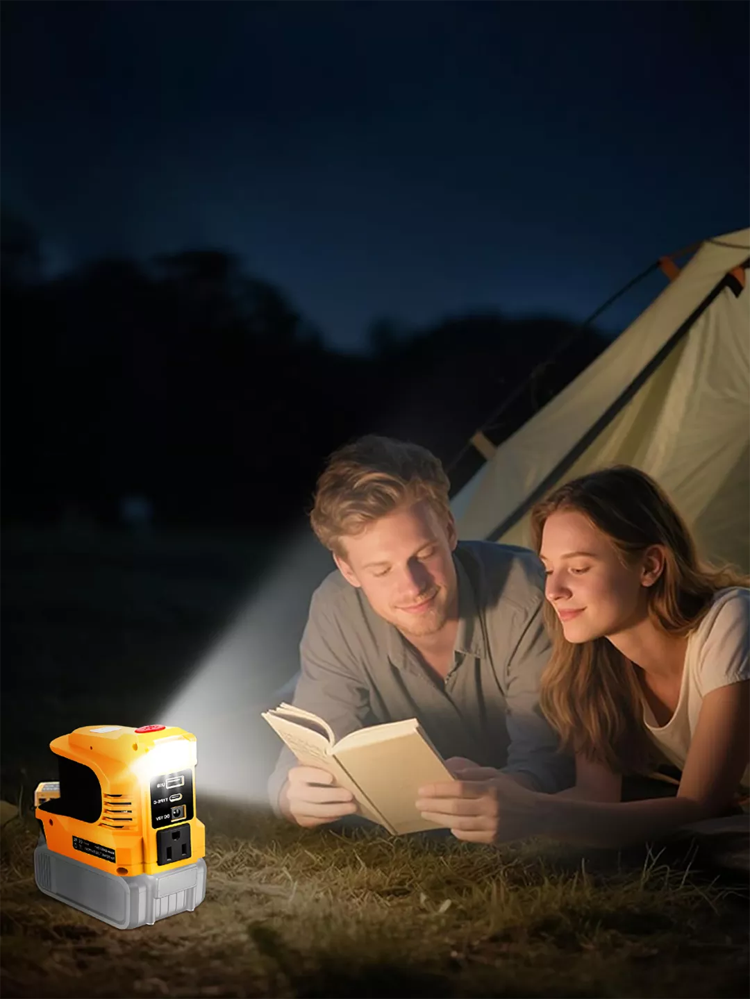 For Dewalt 20V 220W Power Inverter Generator To AC 110V/220V Modified Sine Wave
