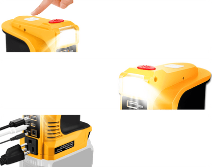 For Dewalt 20V 220W Power Inverter Generator To AC 110V/220V Modified Sine Wave