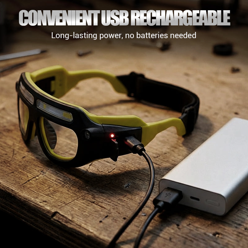 ✨Rechargeable LED Glasses Headlamp
