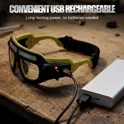 ✨Rechargeable LED Glasses Headlamp