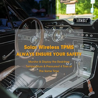 🎁Solar Powered Tire Pressure Monitoring System
