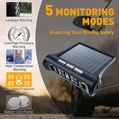 🎁Solar Powered Tire Pressure Monitoring System