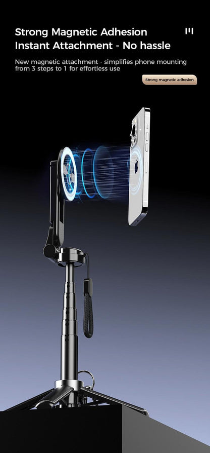 4-in-1 Multifunctional 360° Rotation Magnetic Selfie Stick