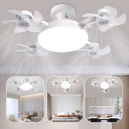 Foldable Socket Ceiling Fan Light