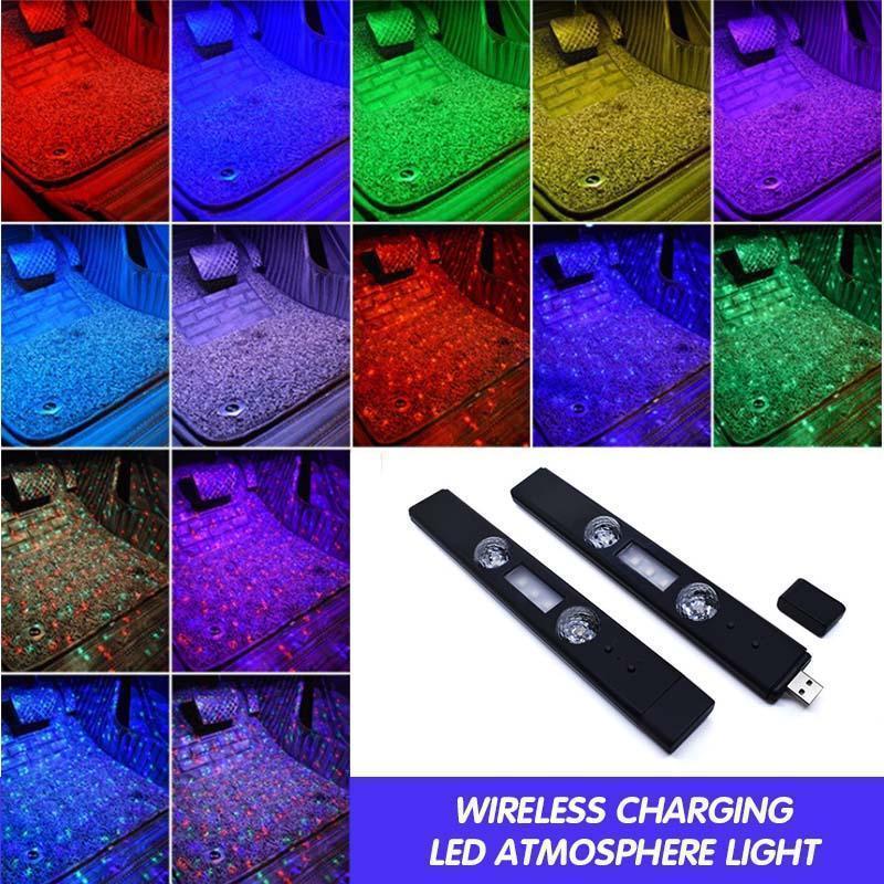 LED ambient light with wireless charging
