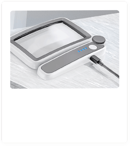 LED Rechargeable Square Magnifier