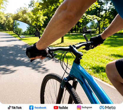 Adjustable HD Handlebar Bike Mirror