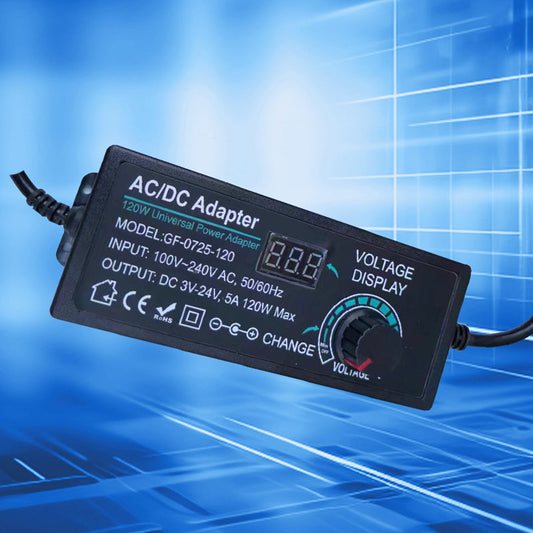 Adjustable 3V-24V 3A Universal AC/DC Power Adapter