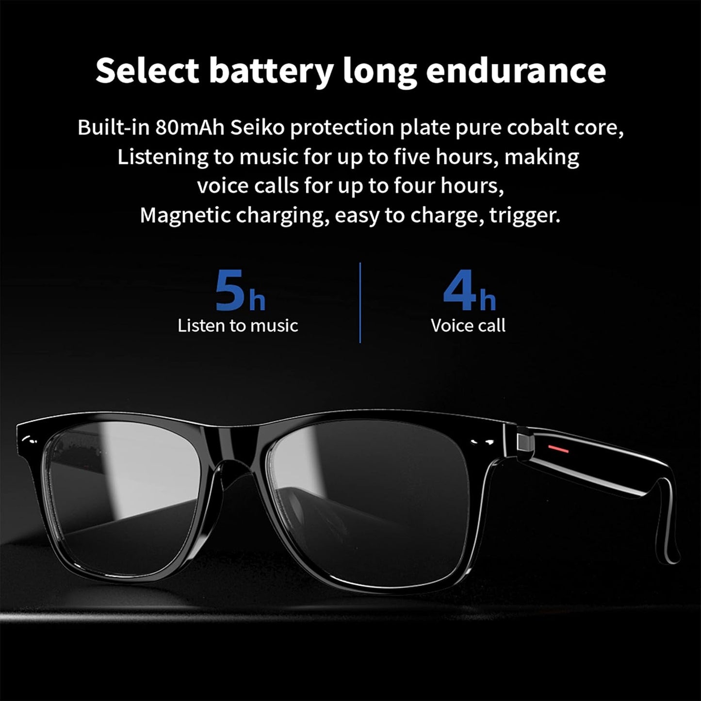 🔥✨Super Black Technology✨Smart Wireless Headphone Sunglasses