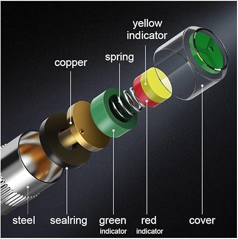 🔥4 Car Tire Pressure Monitor Valve Caps