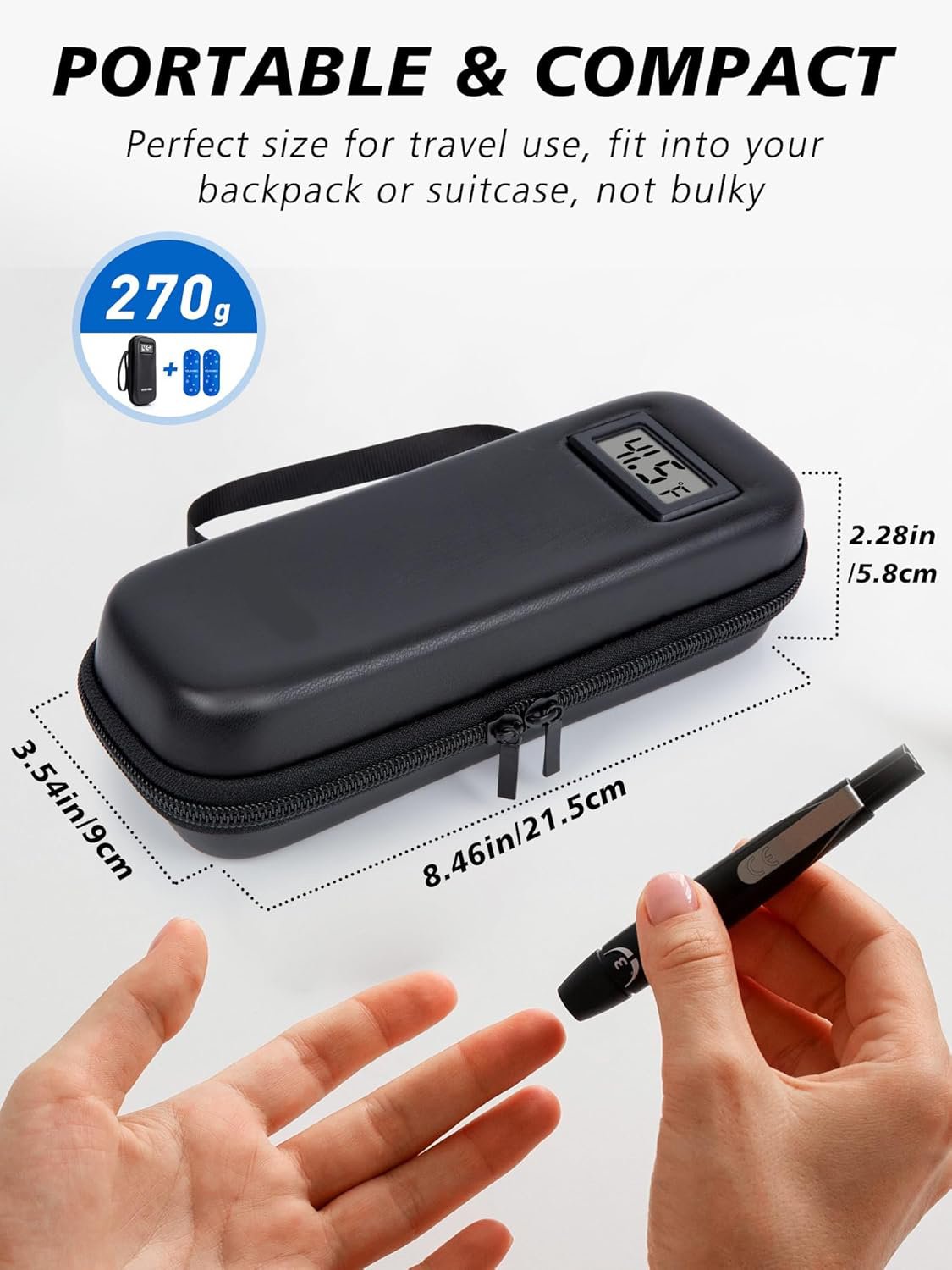 ✨LAST DAY ONLY 50% OFF🔥Insulin Cooler Travel Case with Temperature Display