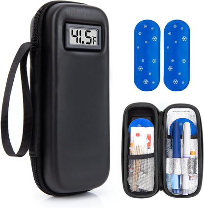 ✨LAST DAY ONLY 50% OFF🔥Insulin Cooler Travel Case with Temperature Display