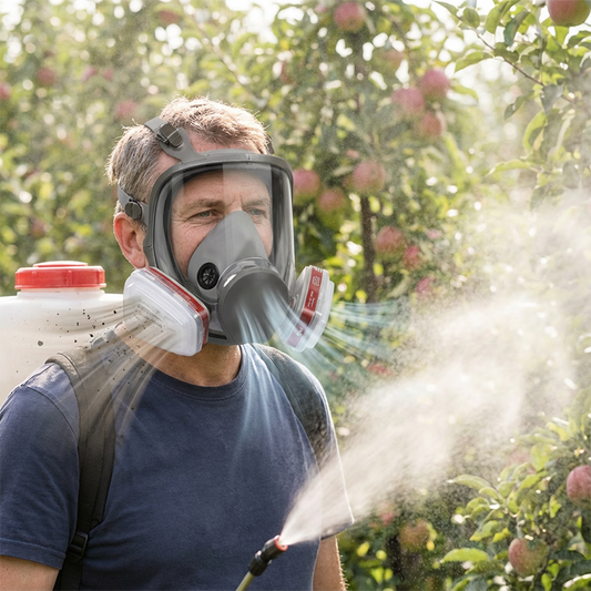 Full Face Respirator Mask with Efficient Filtration System
