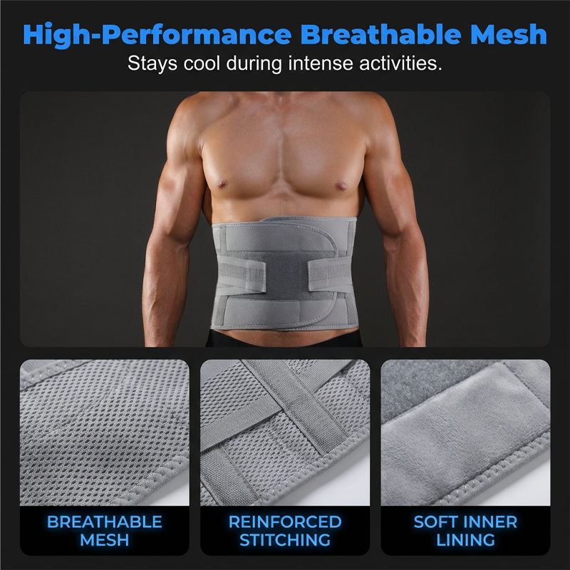 🩹Dual-Strap Compression Back Brace with Removable Support Stays