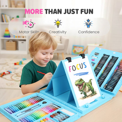 ✨ Deluxe 6-in-1 Art Creativity Set - Includes Drawing Tools & 12 Colors for Kids' Creative Development 🧑‍🎨🌟