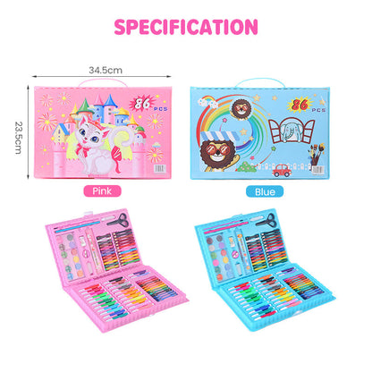 ✨ Deluxe 6-in-1 Art Creativity Set - Includes Drawing Tools & 12 Colors for Kids' Creative Development 🧑‍🎨🌟