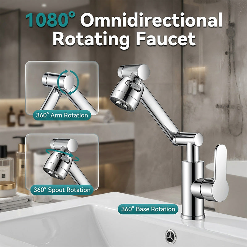 🔥360° Rotating Mechanical Arm Faucet
