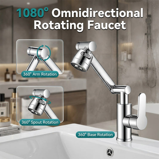 🔥360° Rotating Mechanical Arm Faucet