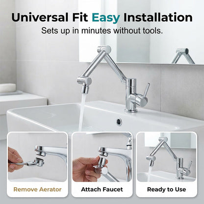 🔥360° Rotating Mechanical Arm Faucet