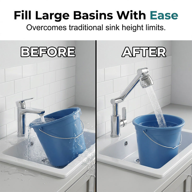 🔥360° Rotating Mechanical Arm Faucet