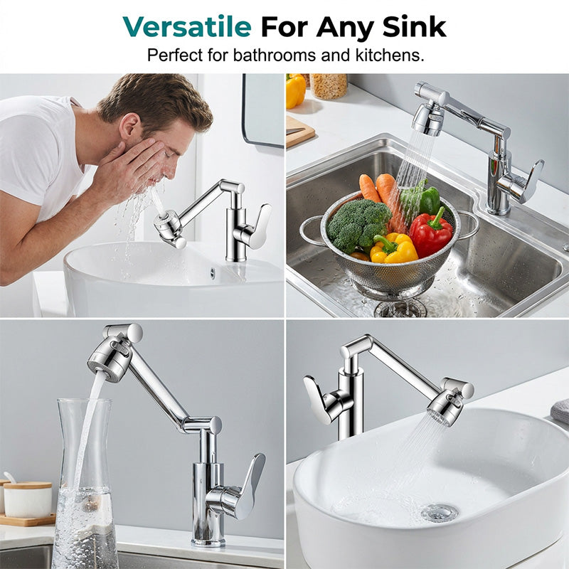🔥360° Rotating Mechanical Arm Faucet