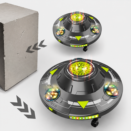 🛸 SMART ROTATING UFO BUBBLE MACHINE — 360° Auto-Rotation