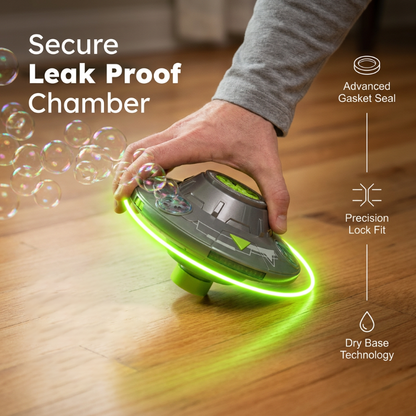 🛸 SMART ROTATING UFO BUBBLE MACHINE — 360° Auto-Rotation