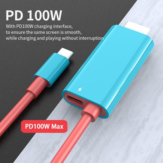 ✈️ Portable USB-C HDMI Cable for Nintendo Switch