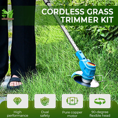 🔥Multifunction Cordless Grass Trimmer Kit