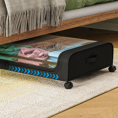 Large Capacity Under Bed Storage with Wheels & Lid