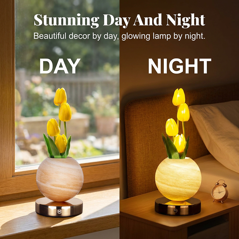 Decorative LED Tulip Night Light