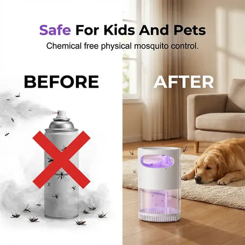 🦟 UV Mosquito Killer Lamp – quiet, USB, chemical-free