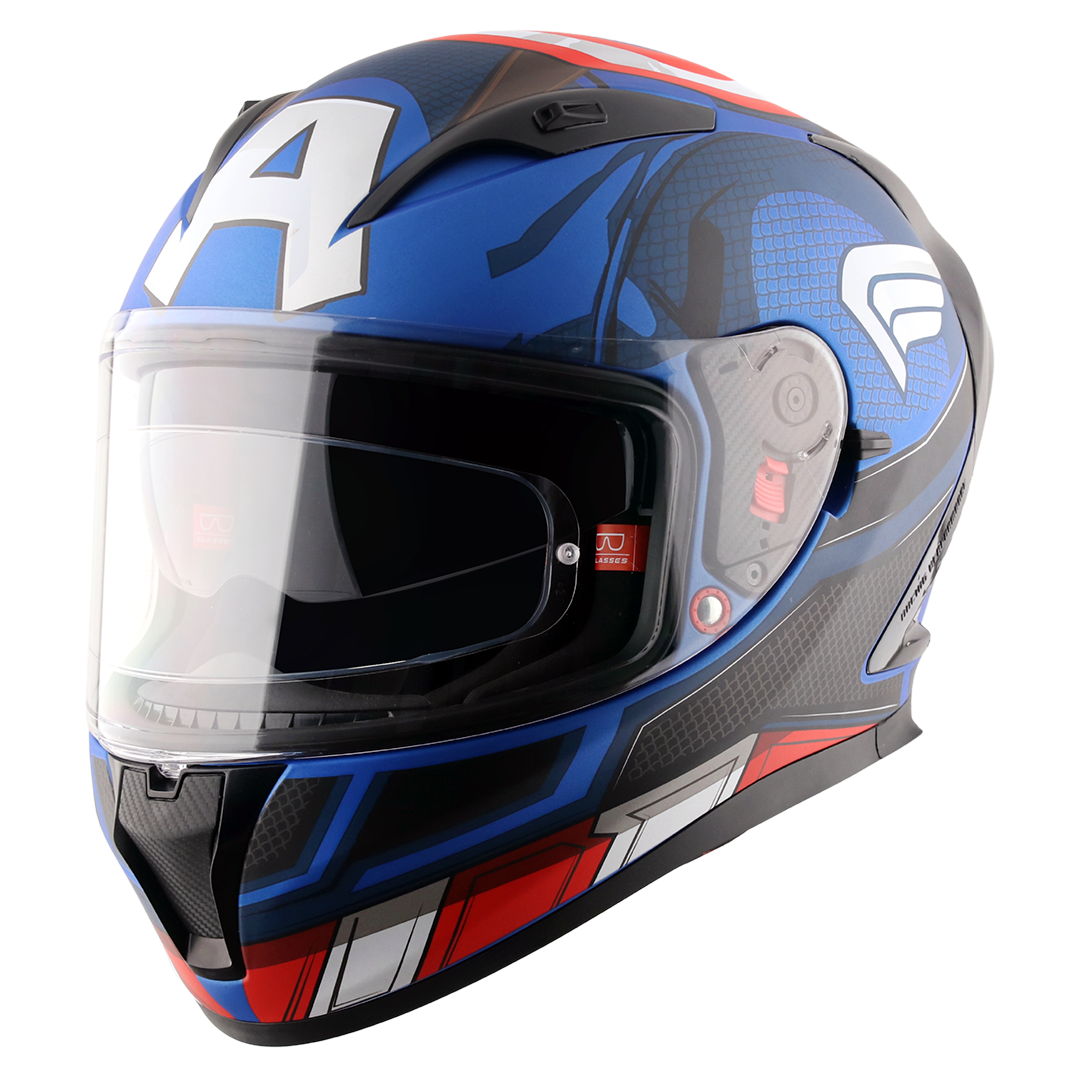 Street Marvel Captain America Helmet