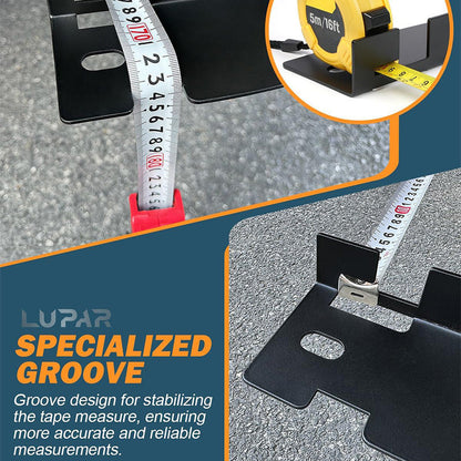 🔥 Anti-Slip Wheel Alignment Plate - Stainless Steel with Laser-Etched Scale