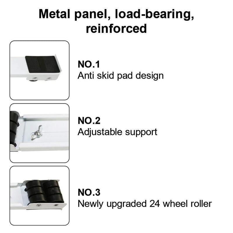 ⚙️ 50% OFF NOW! 🔧 Easy Moveable Roller Bracket™ – Heavy-Duty, Smooth Rolling & Easy Installation 🛠️