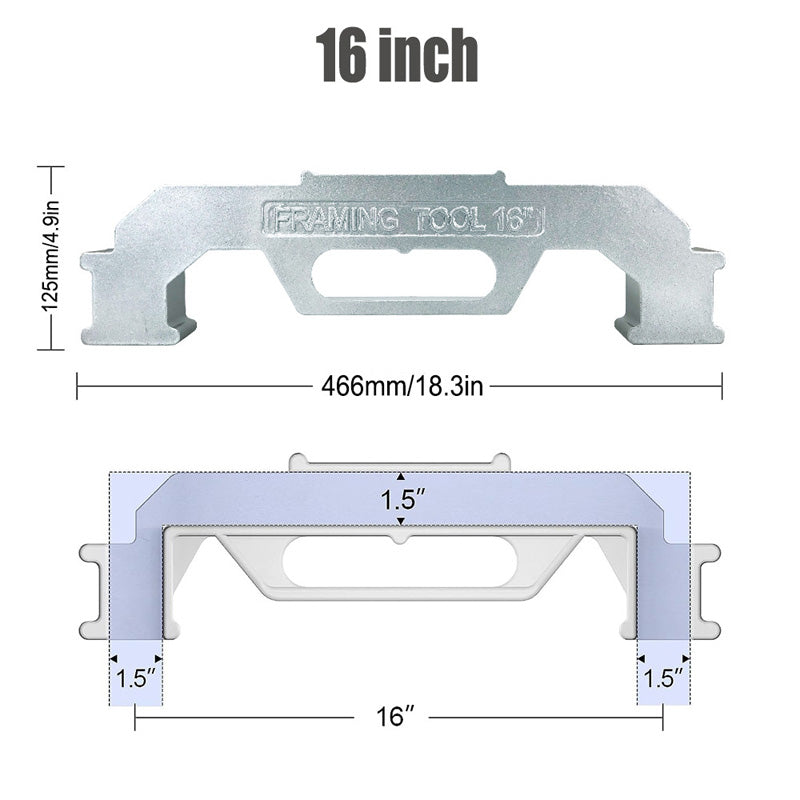 🏆LAST DAY SALE 50% OFF🔥Aluminum Alloy Framing Stud Layout Tool