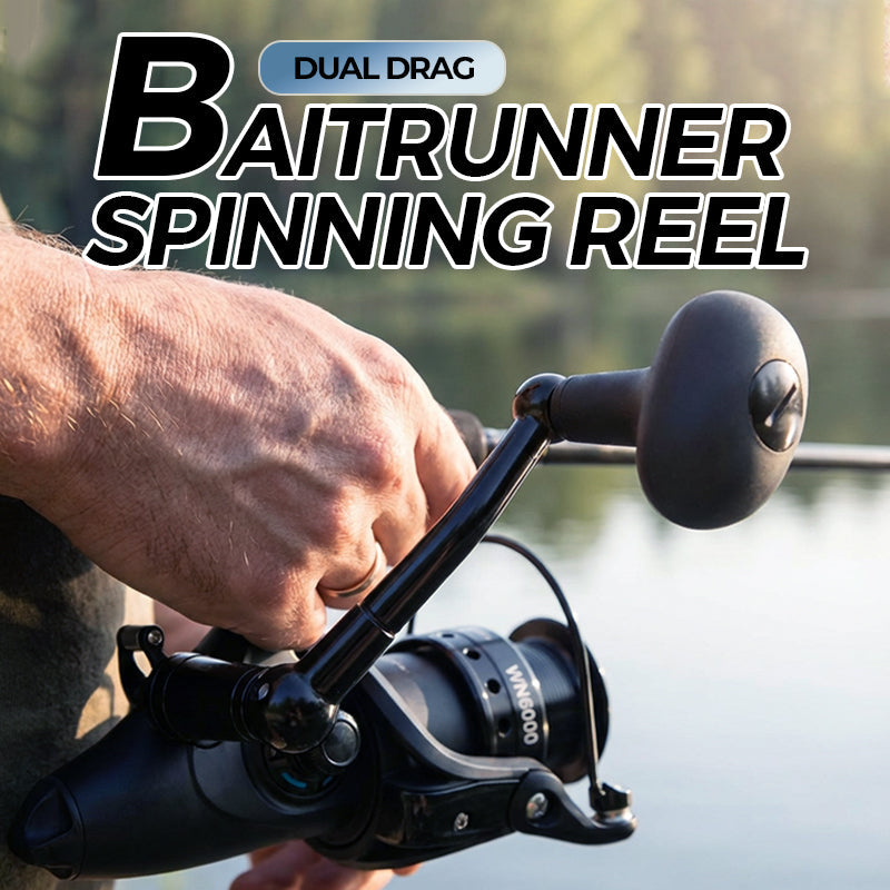 Dual Drag Baitrunner Spinning Reel