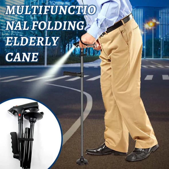 📢📢50% OFF !! ⏰Multifunctional Folding Elderly Cane🦯