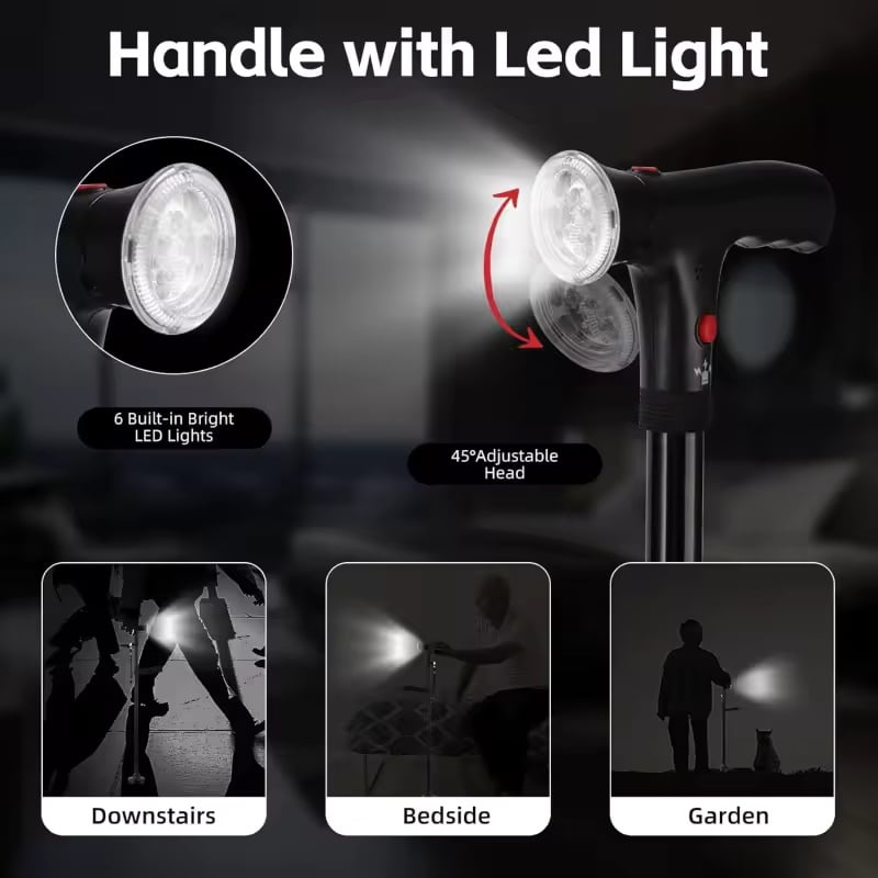 📢📢50% OFF !! ⏰Multifunctional Folding Elderly Cane🦯