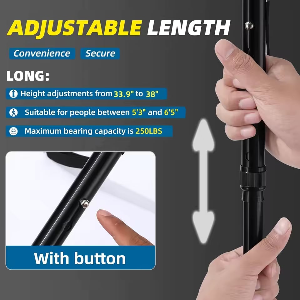 📢📢50% OFF !! ⏰Multifunctional Folding Elderly Cane🦯