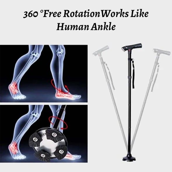 📢📢50% OFF !! ⏰Multifunctional Folding Elderly Cane🦯