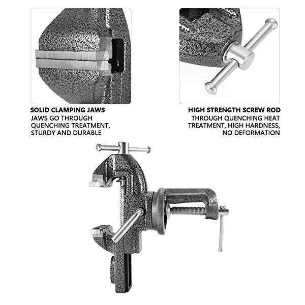 🔧💪 Heavy Duty Mini Universal Tool Bench Vise – 50% OFF!