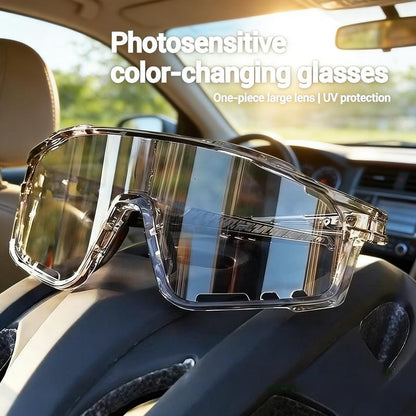 📢📢50% OFF !! ⏰Photochromic Cycling Sunglasses with UV400 Protection