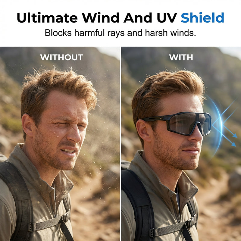 📢📢50% OFF !! ⏰Photochromic Cycling Sunglasses with UV400 Protection