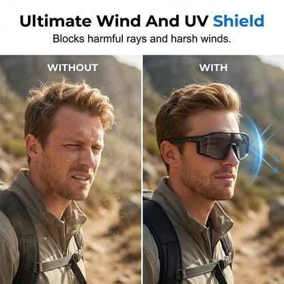 📢📢50% OFF !! ⏰Photochromic Cycling Sunglasses with UV400 Protection